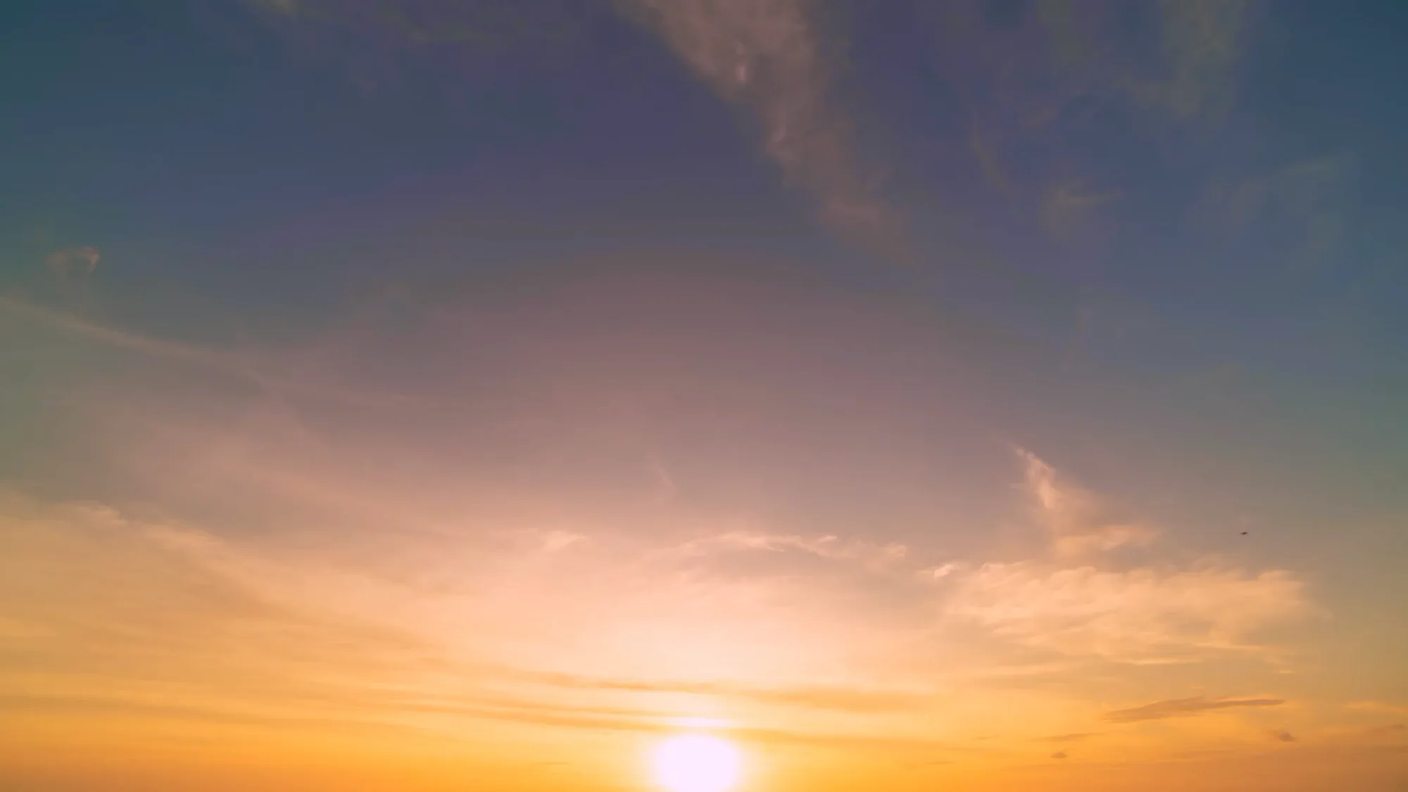 Clouds and sunrise